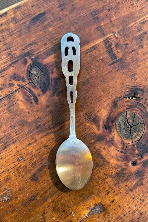 Vintage mokkaskjeer med dekor – 6 stk. – bilde 2