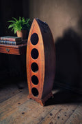 Vintage vinholder i tre – 5 flasker – bilde 1